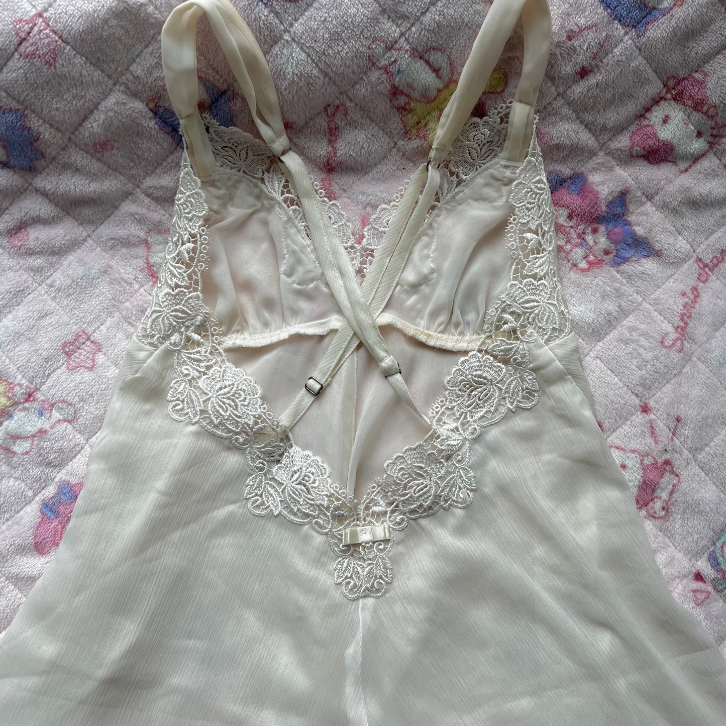 White babydoll lace top