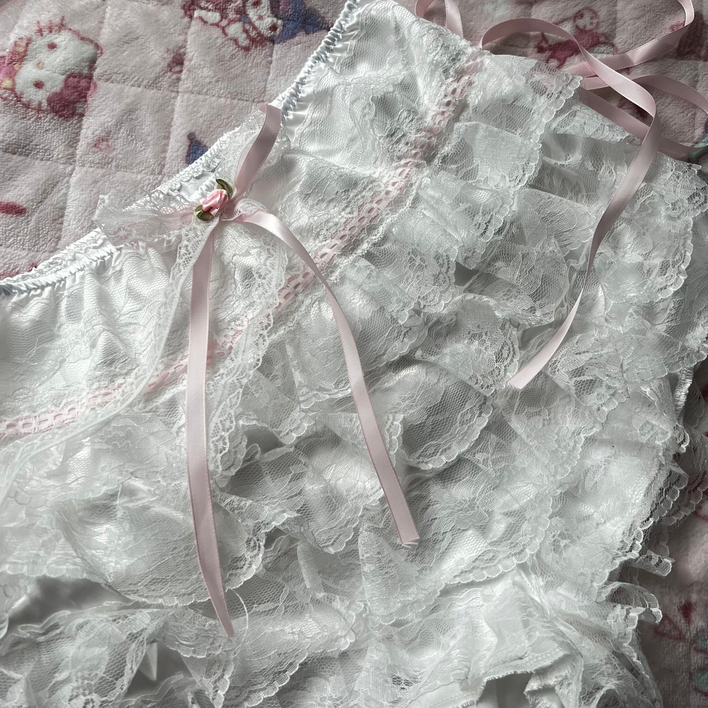 Frilly lace bloomers