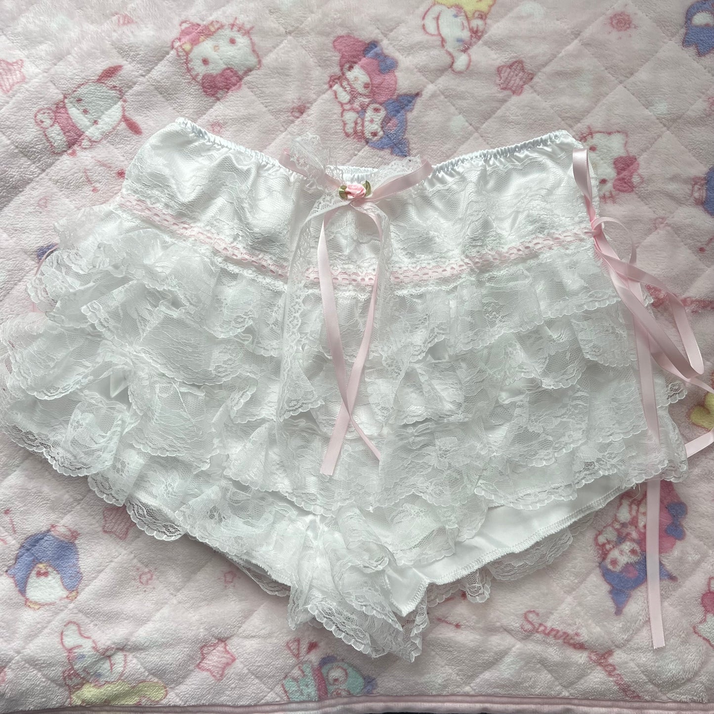 Frilly lace bloomers