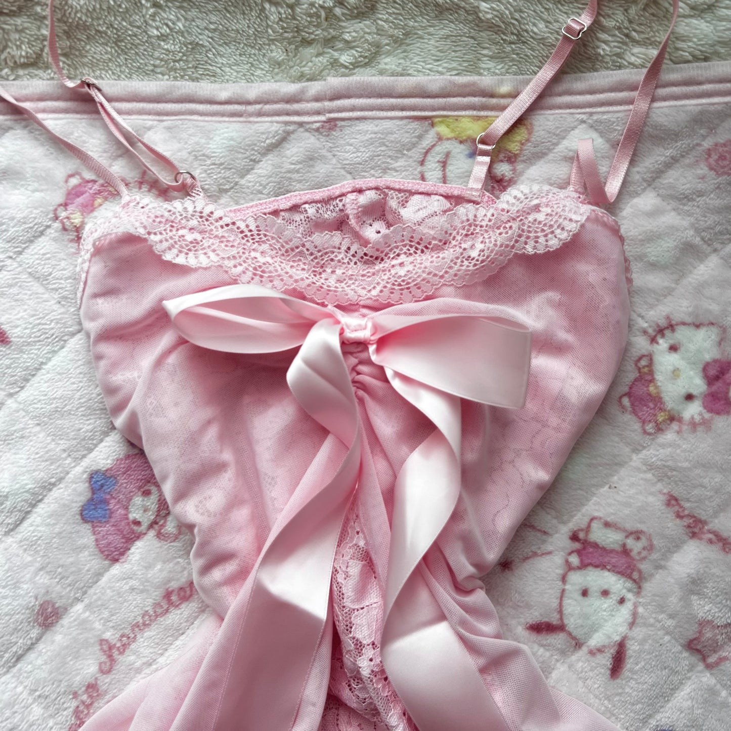 pink babydoll top